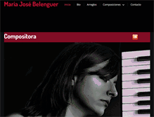 Tablet Screenshot of mariajosebelenguer.com